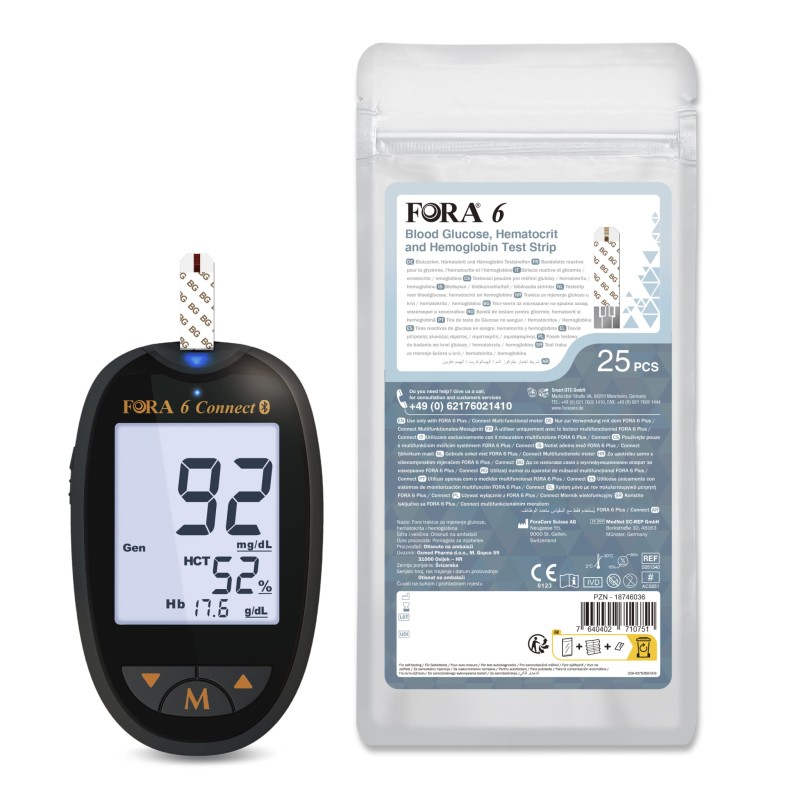 Fora 6 Connect + paski 3w1 do badania glukozy, hematokrytu i hemoglobiny samsiezbadaj.jpg